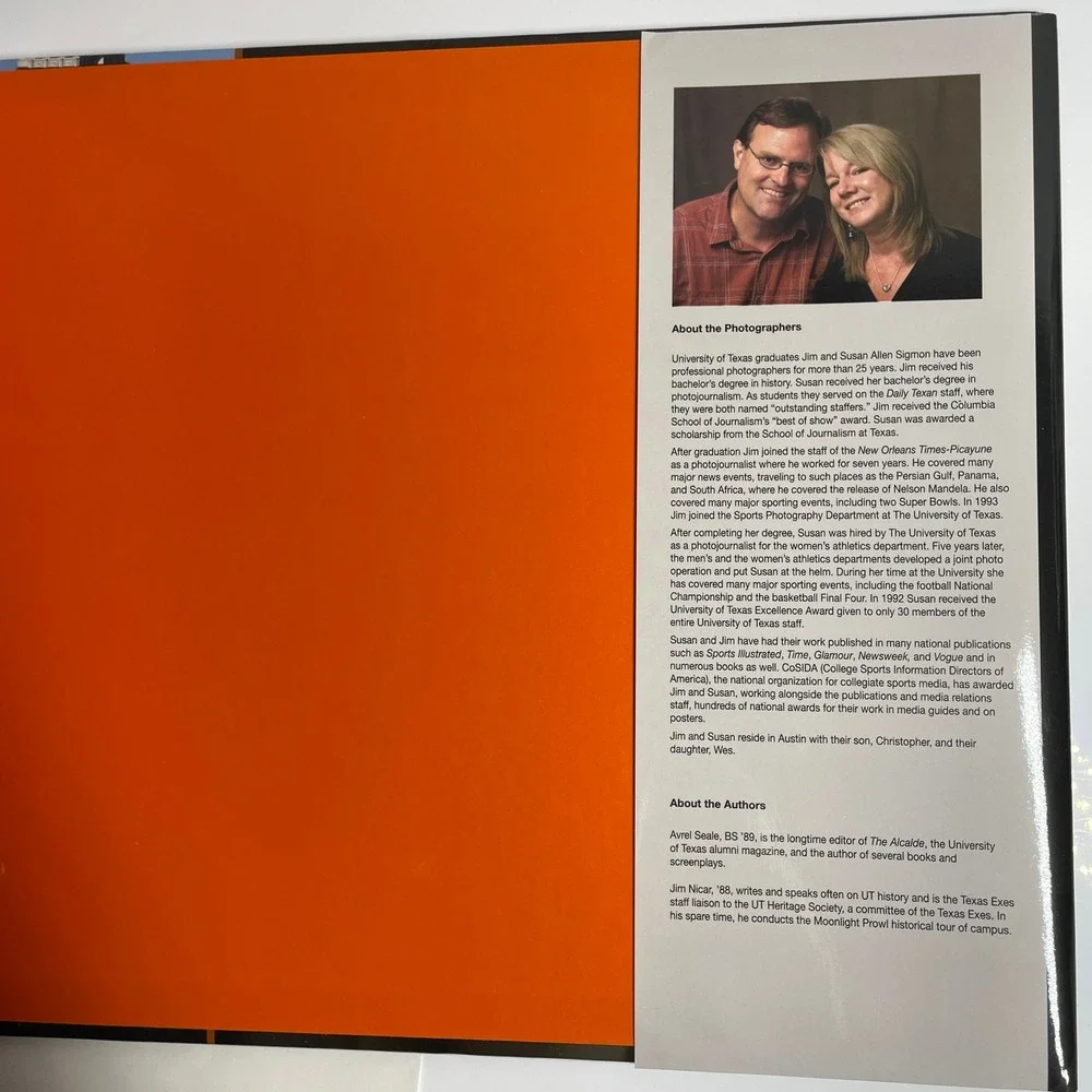 Our Texas University of Texas in Pictures Photography Book Susan Jim Sigmon 2008